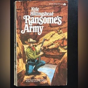 Kyle Hollingshead vintage paperback Ransome’s Army Ace Books 1974